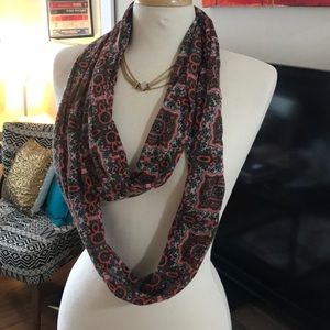 Paisley Print Infinity Scarf